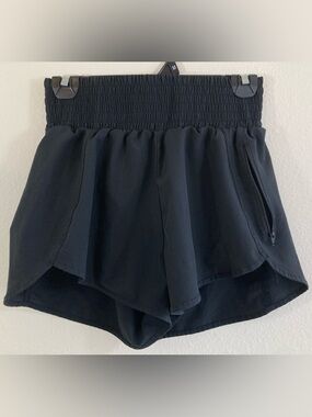 B Women's Athletic Shorts in Black Size S